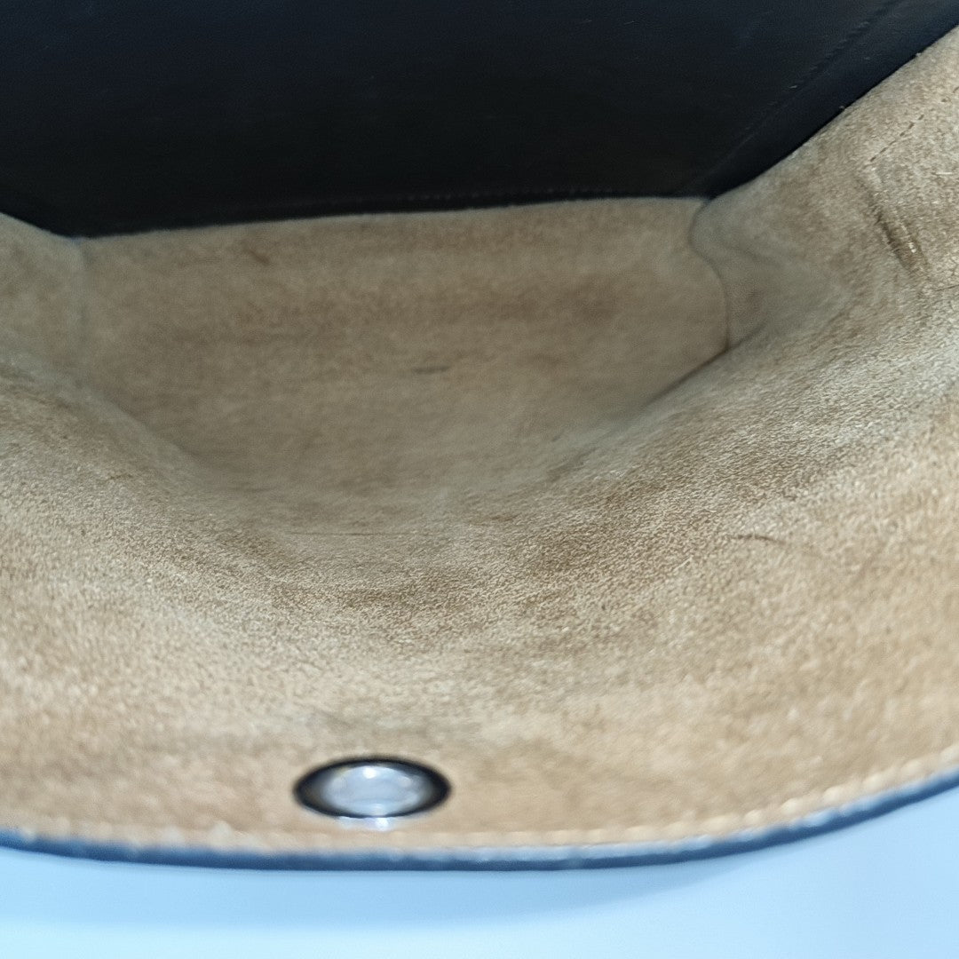 Calfskin Shoulder Bag Black