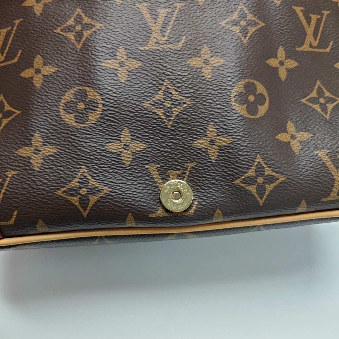 DIANE Monogram Coated Canvas Brown