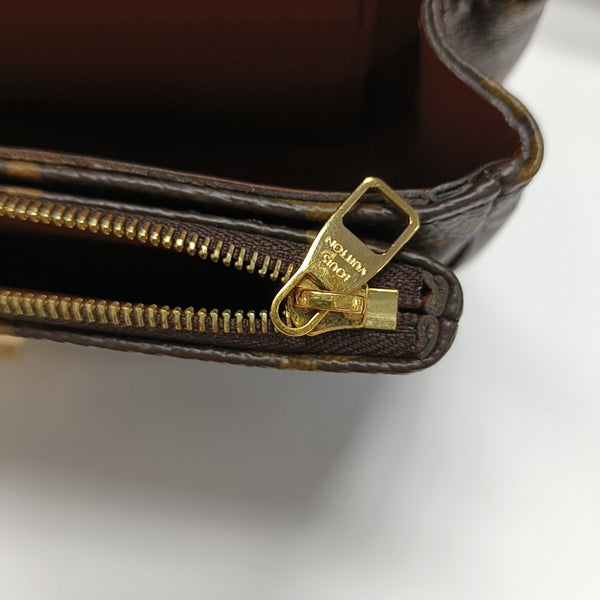 MARCEAU Monogram Coated Canvas Brown