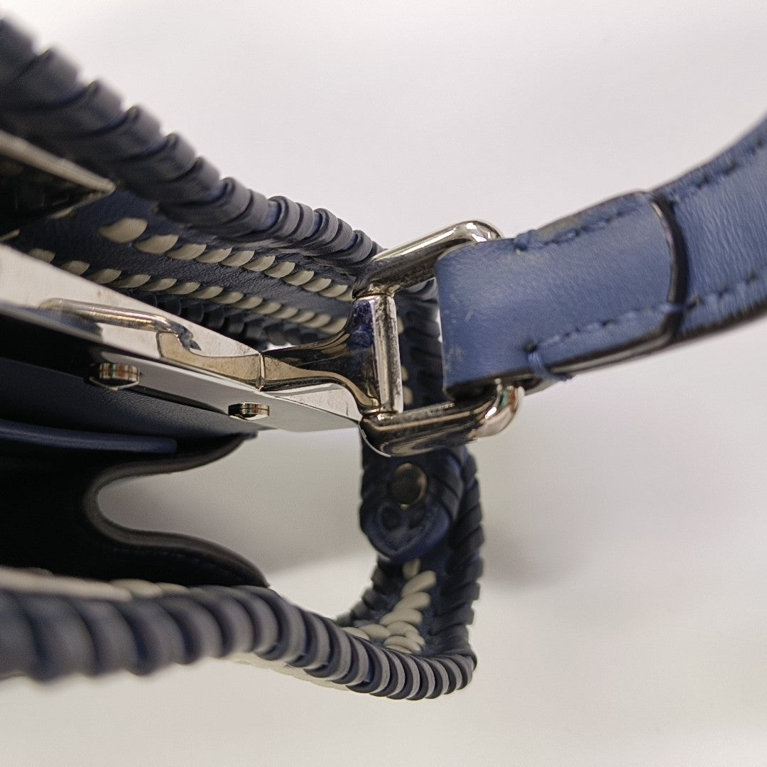 Peekaboo Mini Calfskin Blue