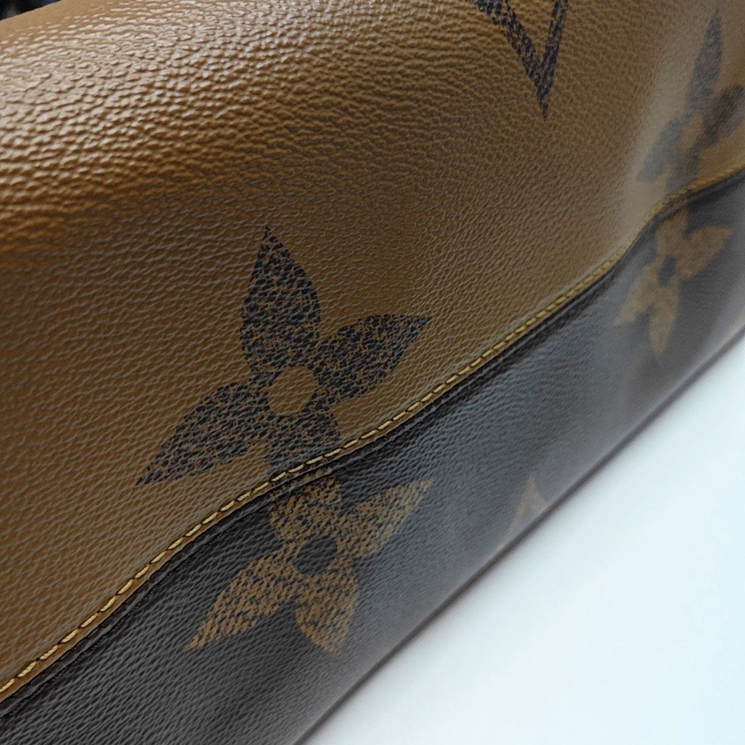 ONTHEGO GM Monogram Coated Canvas Brown