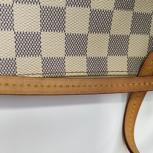 ACCESSOIRES GM Damier Azur Coated Canvas White