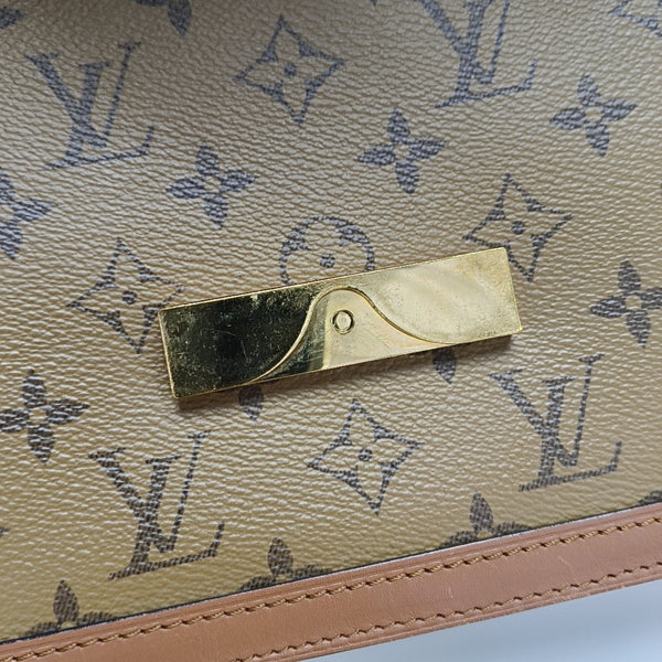 DAUPHINE MM Monogram Coated Canvas Brown