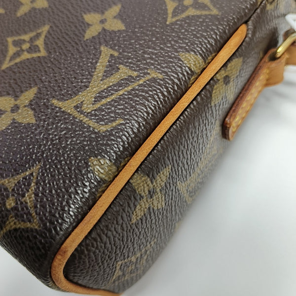 RECITAL Monogram Coated Canvas Brown