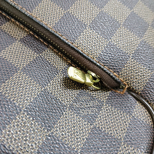 OLAV MM Damier Ebene Coated Canvas Brown