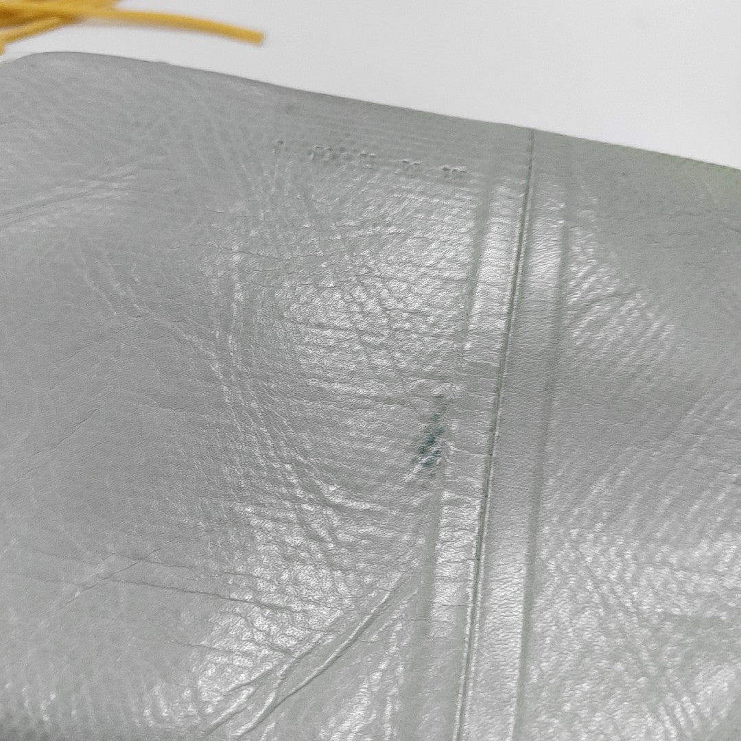 Leather Crossbody Bag Blue