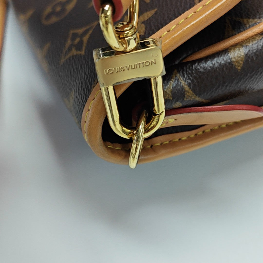 DIANE Monogram Coated Canvas Brown