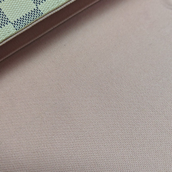 FÉLICIE Damier Azur Coated Canvas White