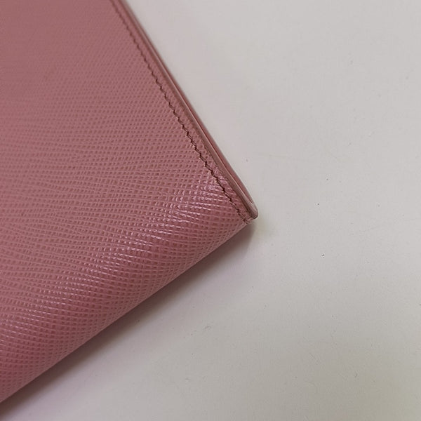 Saffiano Calfskin Shoulder Bag Pink