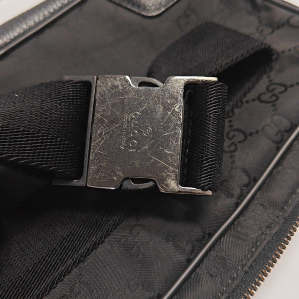 Monogram Canvas Belt Bag Black
