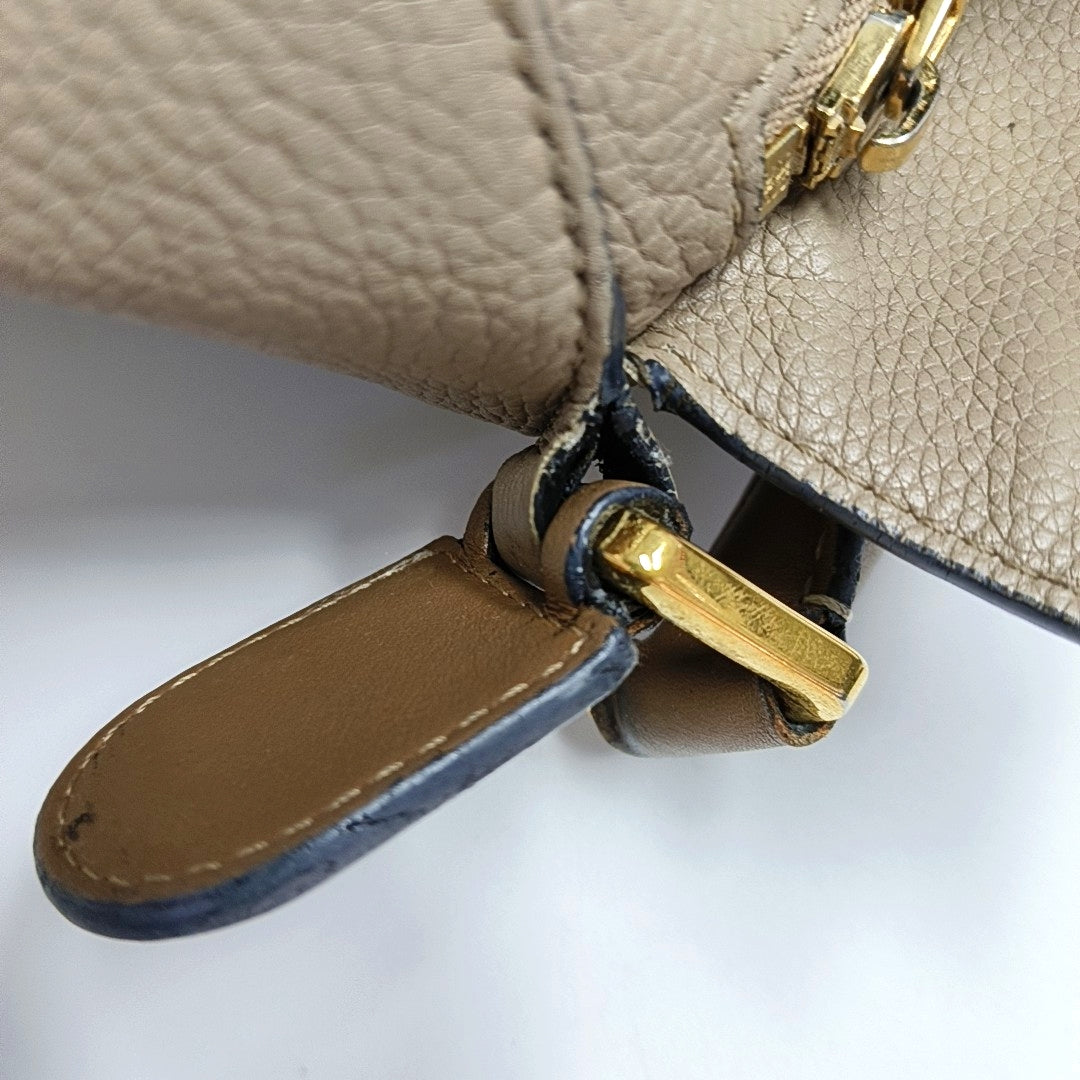 Puzzle Small Calfskin Beige