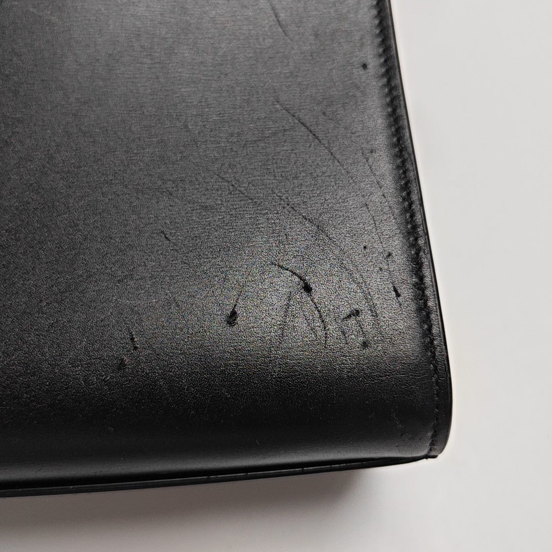 MANHATTAN Medium Calfskin Black