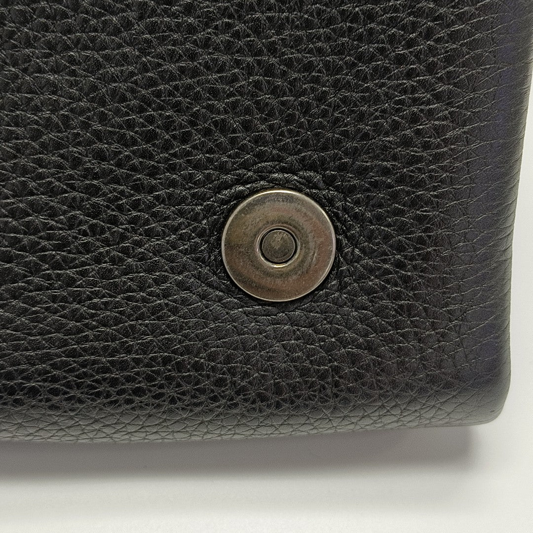 Calfskin Shoulder Bag Black