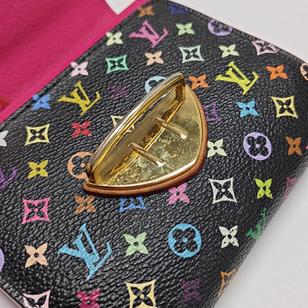 LV × TM KOALA Monogram Coated Canvas Black Wallet