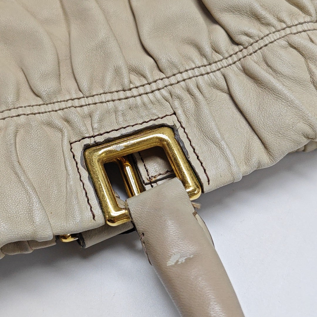 Gaufre Calfskin Beige