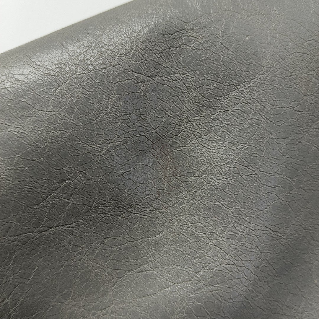 Classic Metallic Edge City Small Calfskin Gray