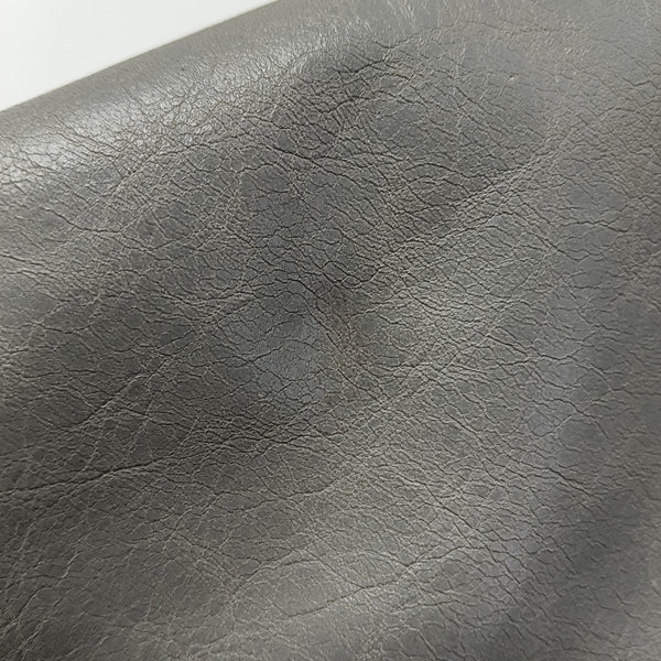 Classic Metallic Edge City Small Calfskin Gray