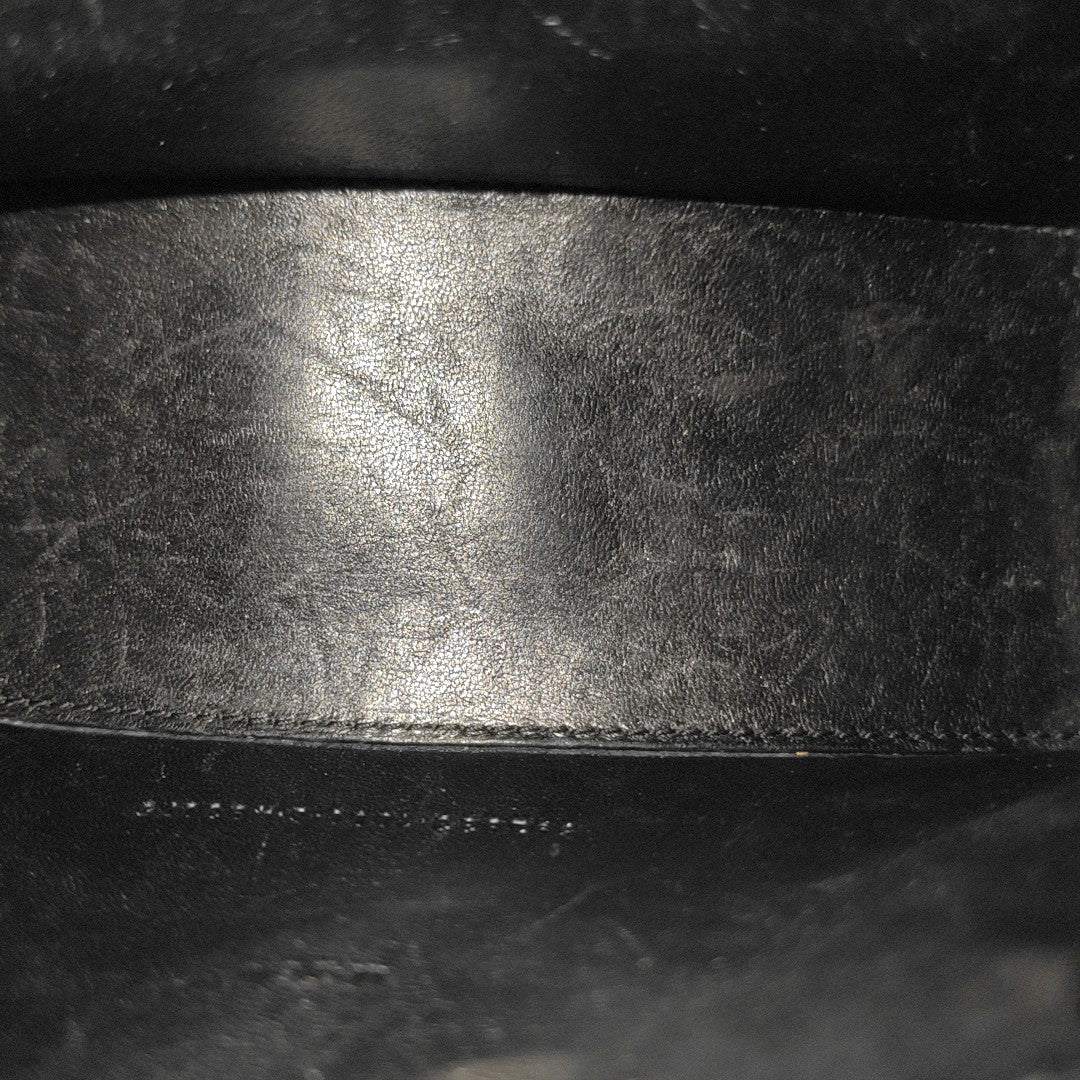 Hourglass Small Calfskin Black