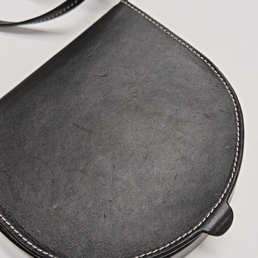 Heel Small Calfskin Black