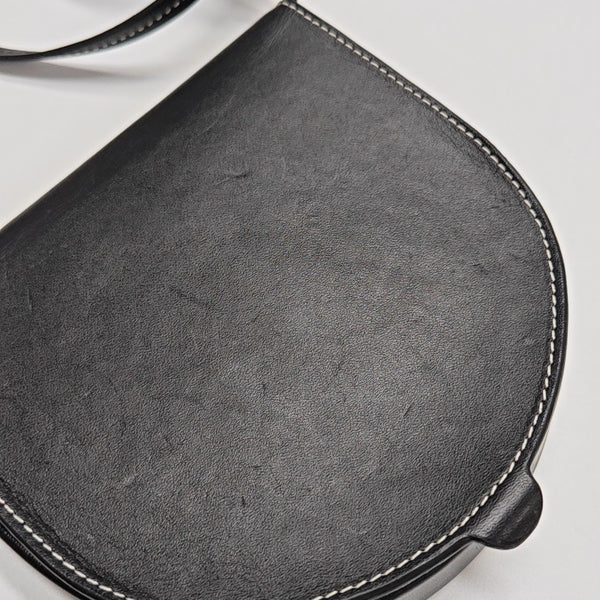 Heel Small Calfskin Black