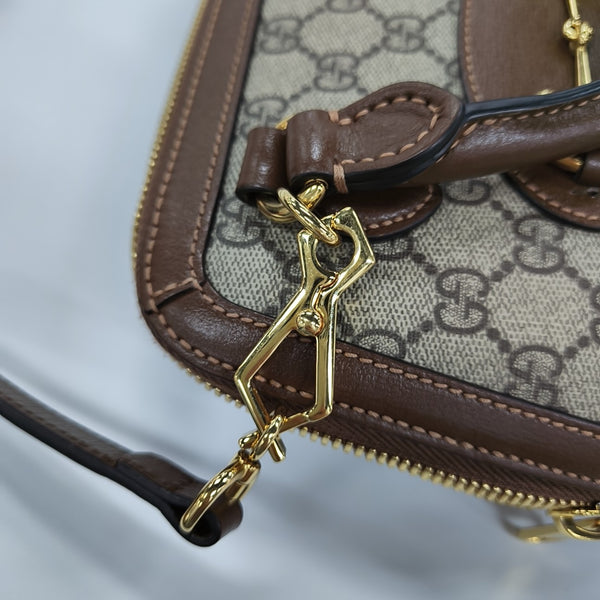 Horsebit 1955 Mini Coated Canvas Beige