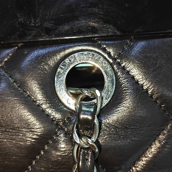 Small Quilted Calfskin Black