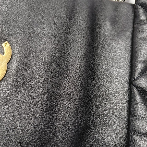 CHANEL 19 Large Quilted Lambskin Black