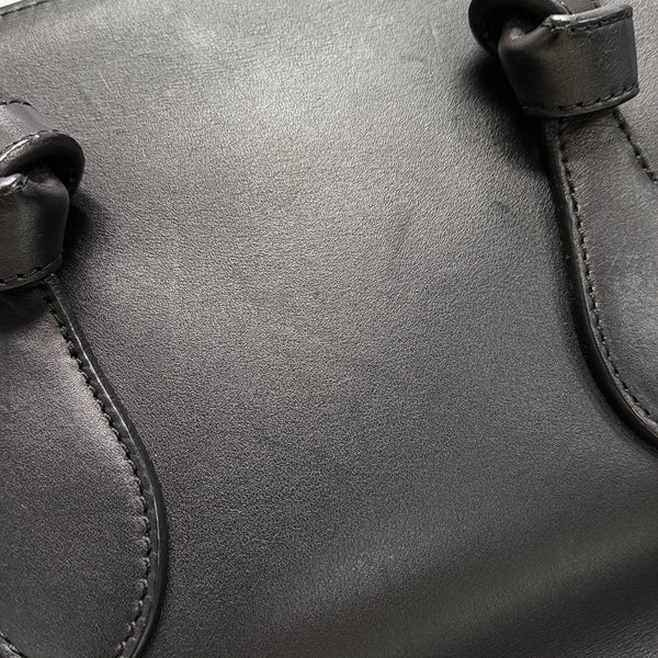 TIE Small Calfskin Black