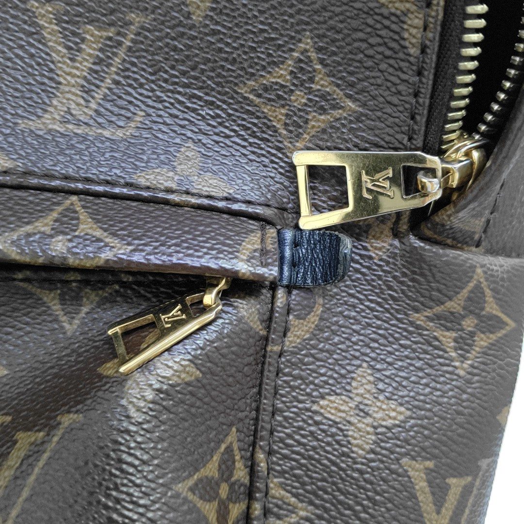 PALM SPRINGS PM Monogram Coated Canvas Brown