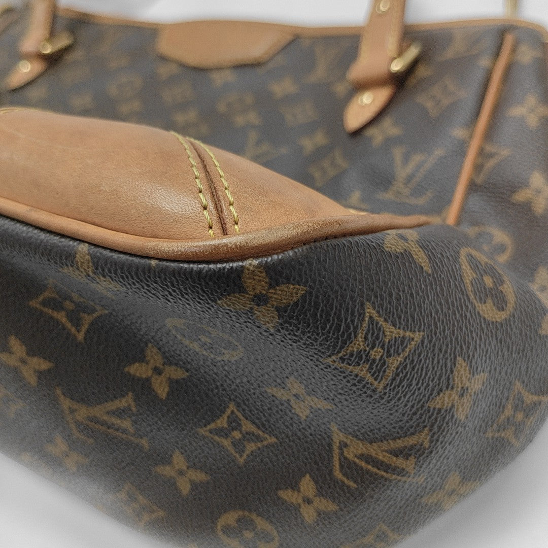 ESTRELA GM Monogram Coated Canvas Brown