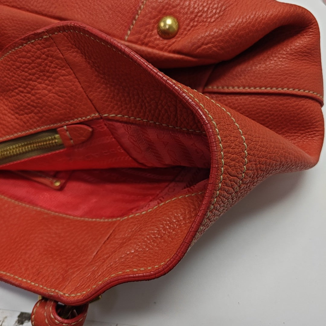 Calfskin Tote Bag Red