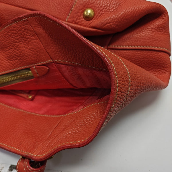 Calfskin Tote Bag Red