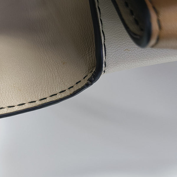 Piazza Small Calfskin Beige
