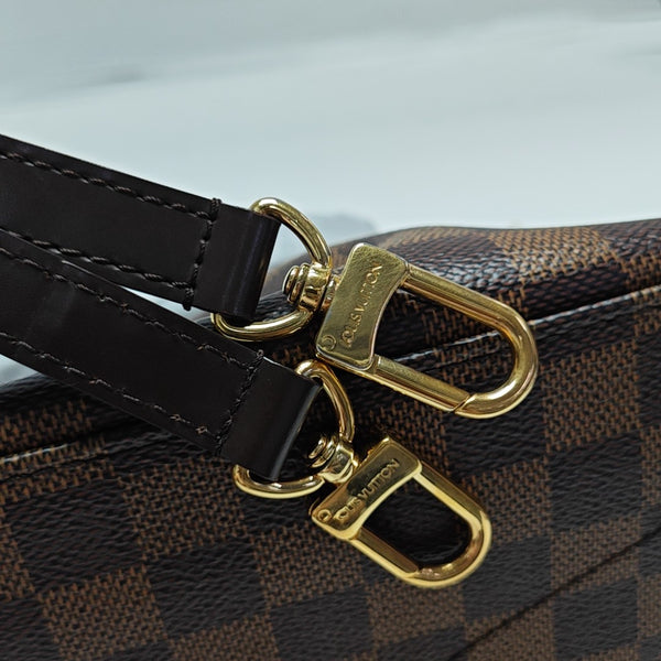 PALERMO PM Damier Ebene Coated Canvas Brown