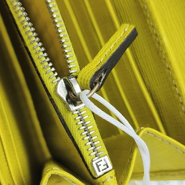 Calfskin Wallet Yellow