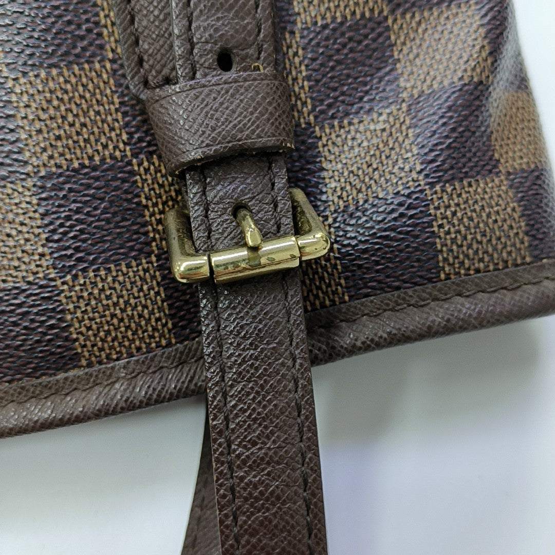 BUCKET PM Damier Ebene Coated Canvas Brown
