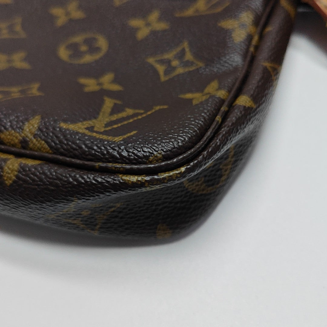 ACCESSOIRES Monogram Coated Canvas Brown