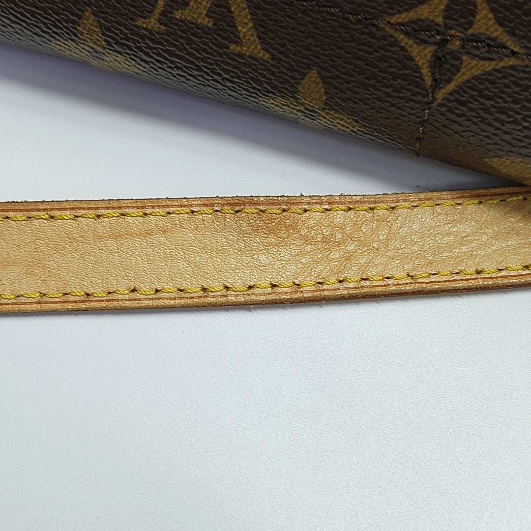 POPINCOURT Monogram Coated Canvas Brown