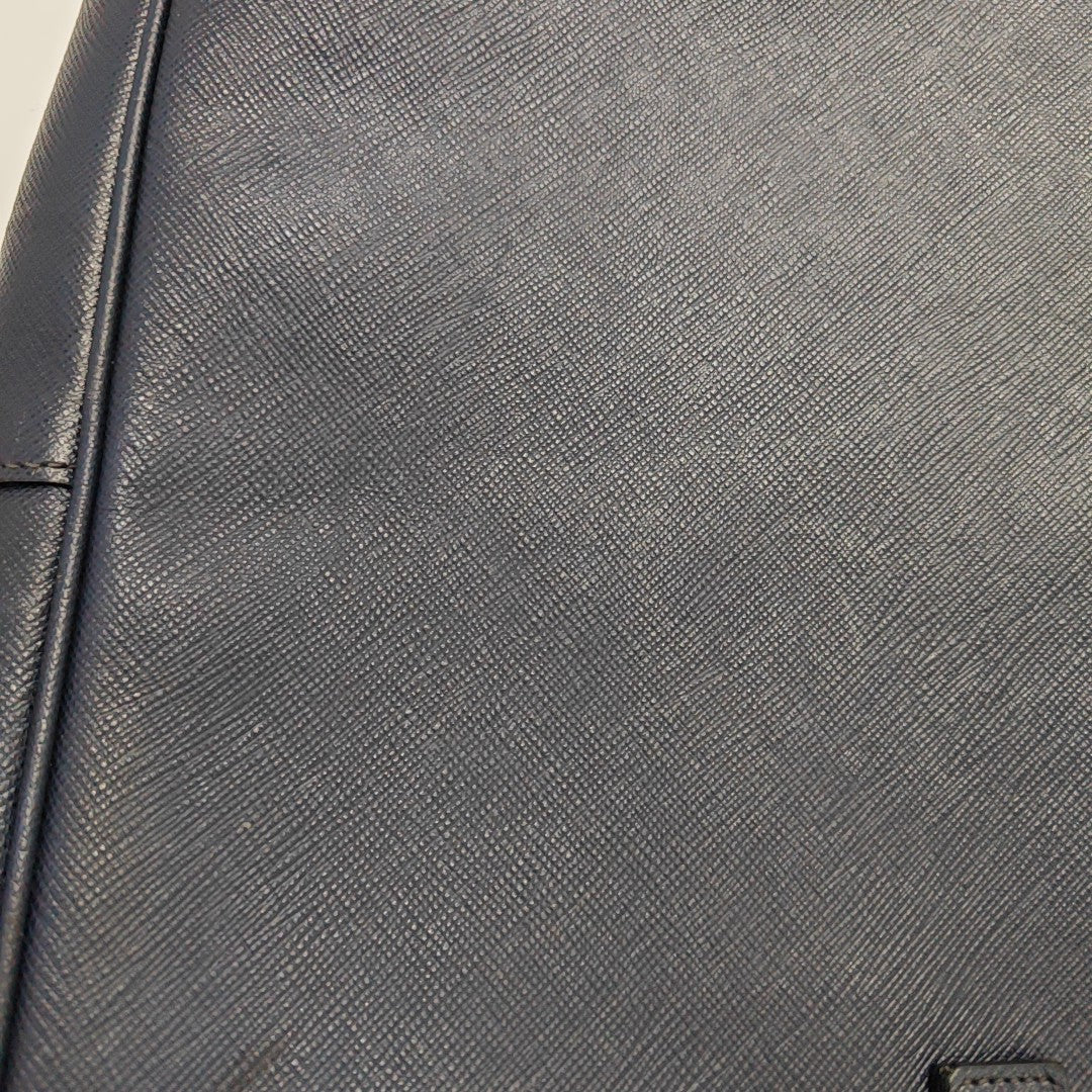 Calfskin Top Handle Bag Blue