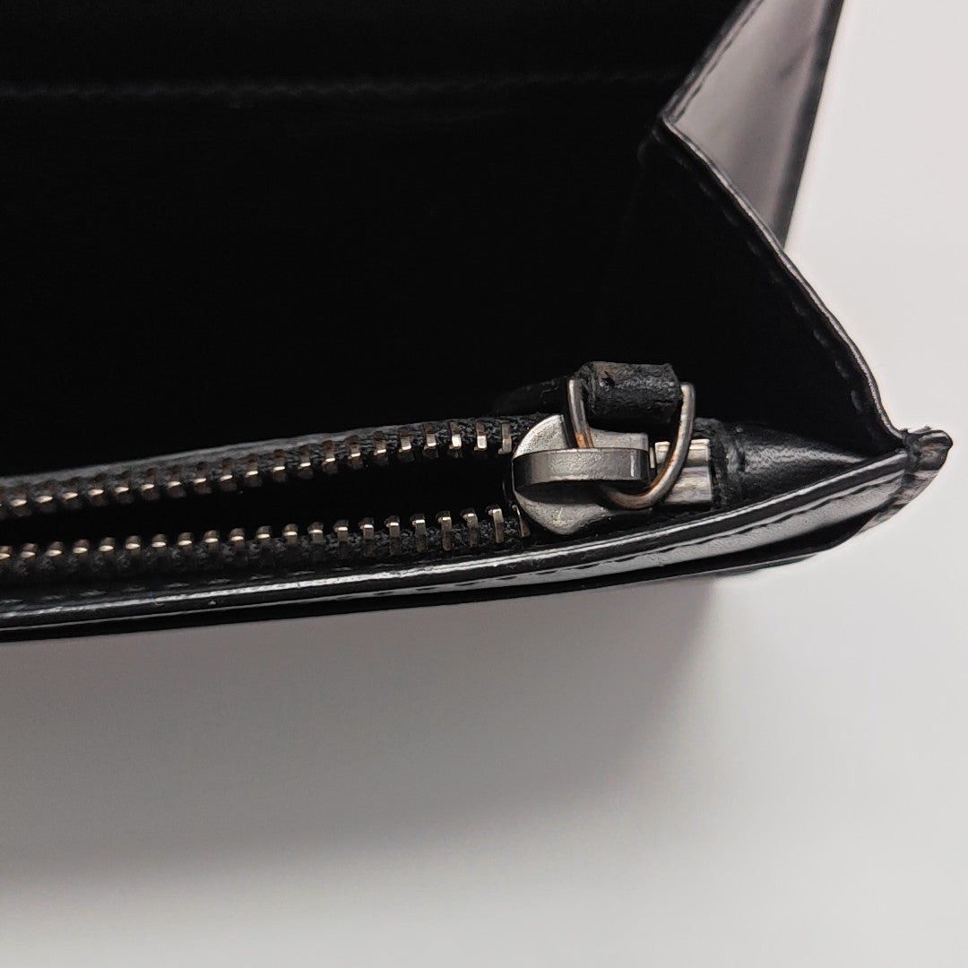 Calfskin Wallet Black