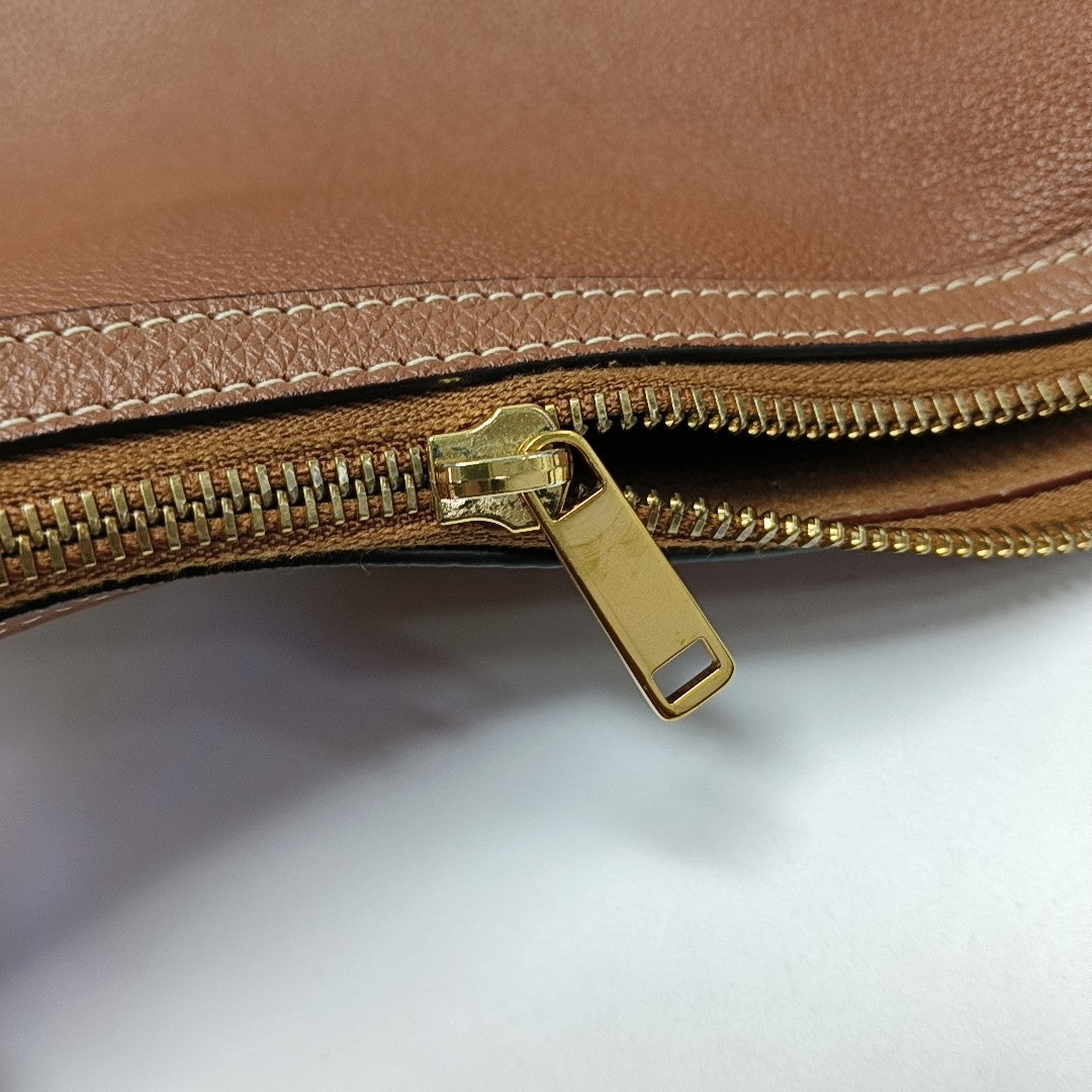 HELOÏSE TRIOMPHE Medium Calfskin Yellow