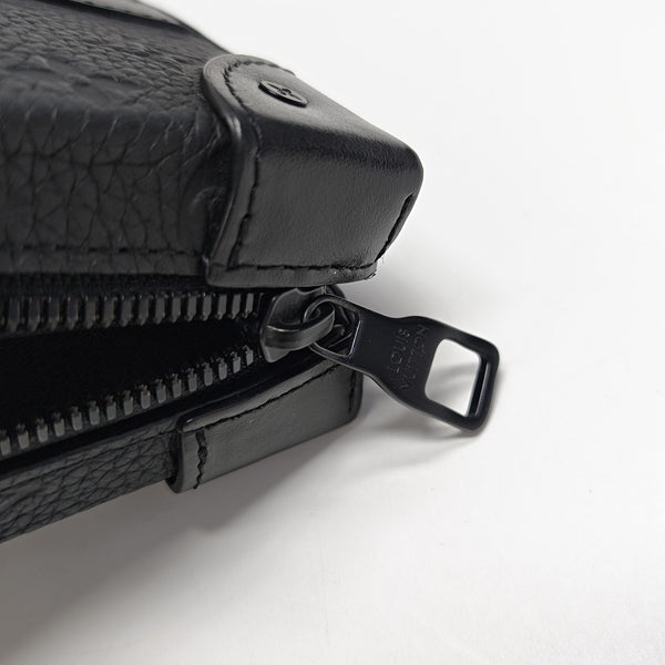 WALLET TRUNK Monogram Calfskin Black