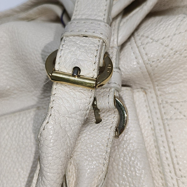 Cannage Calfskin White