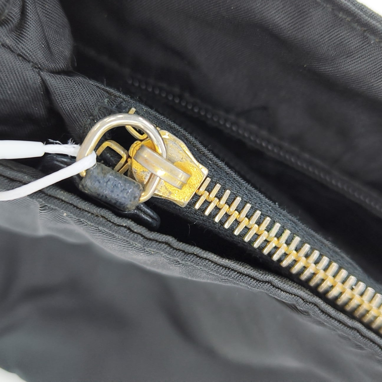 Nylon Shoulder Bag Black