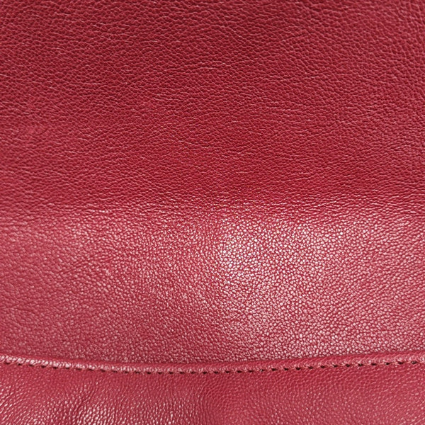 BOY CHANEL Medium Chevron Calfskin Red