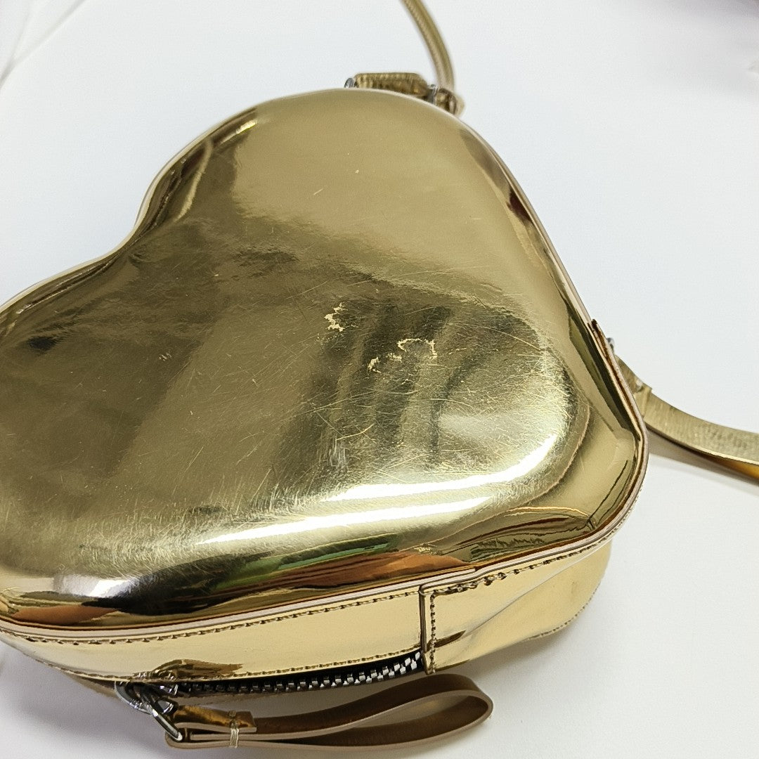 Calfskin Shoulder Bag Gold