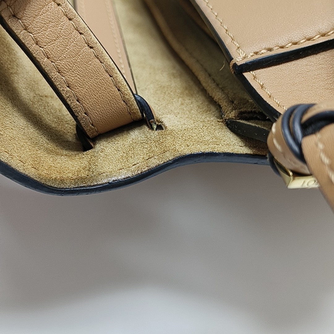 Gate Mini Calfskin Beige