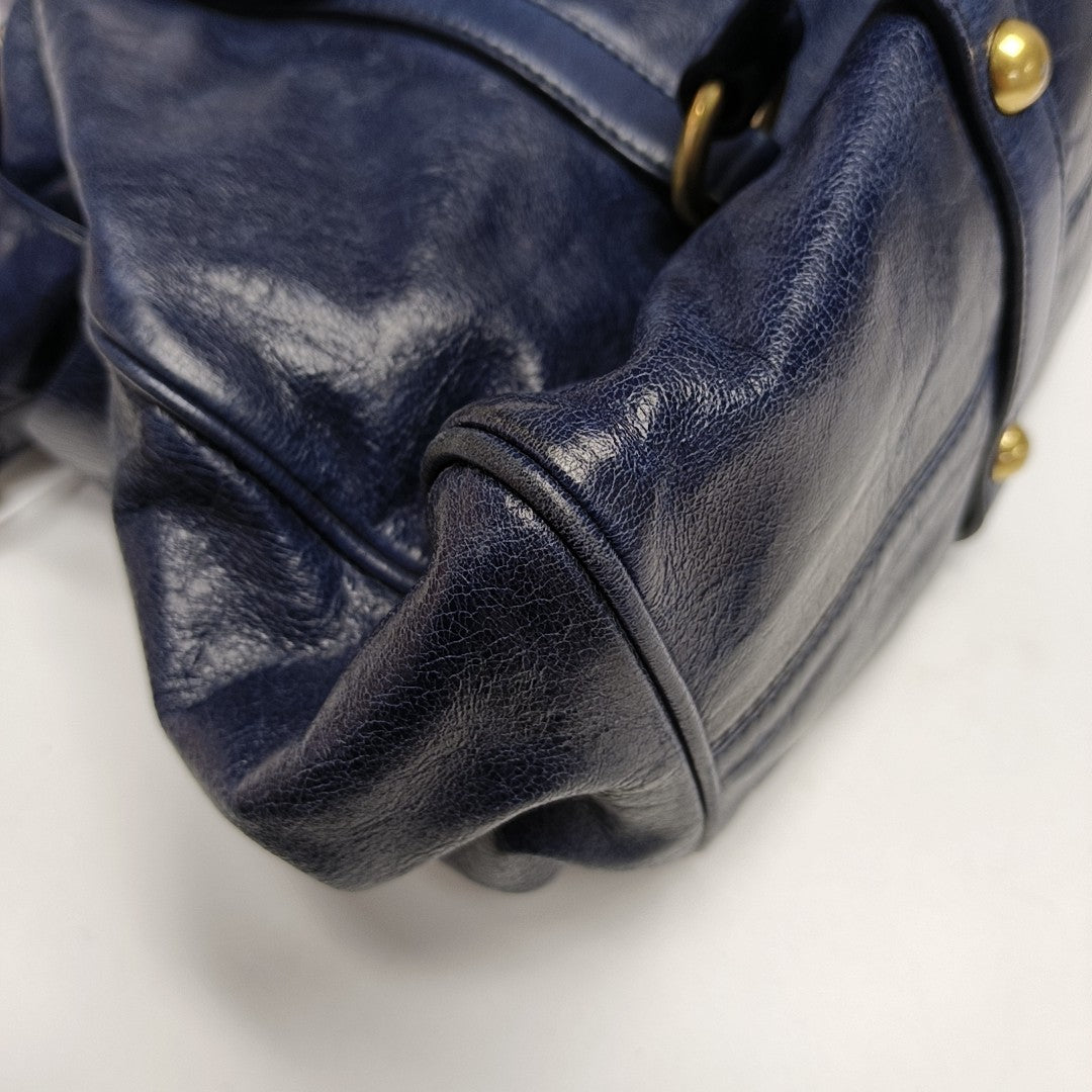 Bow Calfskin Blue