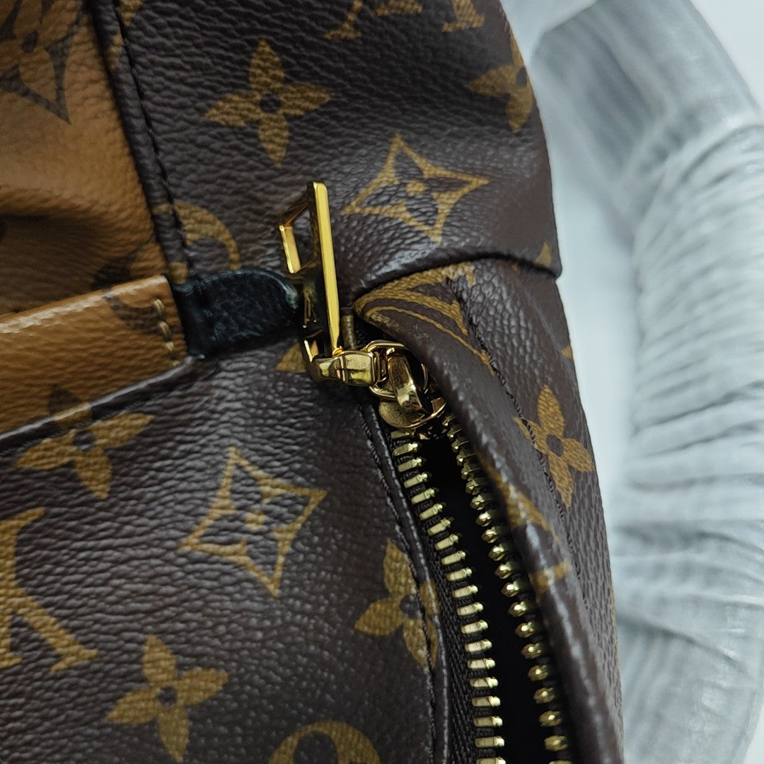 PALM SPRINGS PM Monogram Coated Canvas Brown