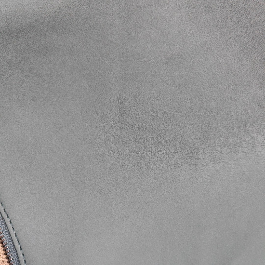 Calfskin Shoulder Bag Blue